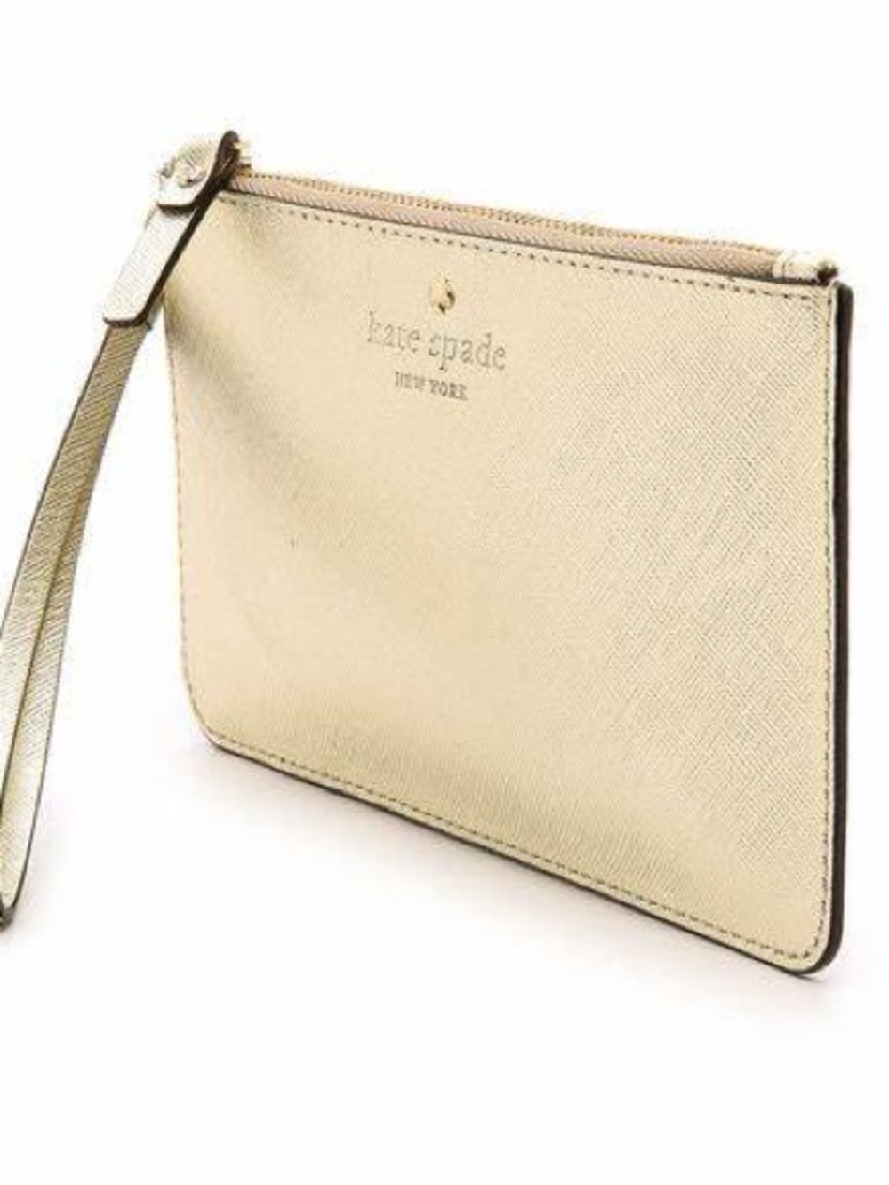 kate spade Gold Wristlet Key & Card Holder